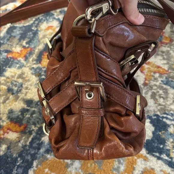 Michael Kors purse Milo Leather satchel - Picture 3 of 7